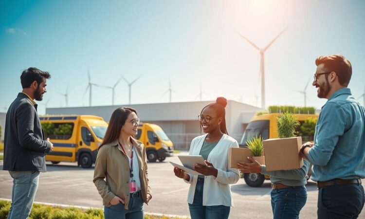 Logistik industrie Nachhaltigkeit